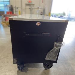 DALLAS LOCATION - Tool Storage 84 in. W x 24 in. D Heavy Duty Mobile Workbench Tool Chest with Stainless Steel Work Top in Matte Black