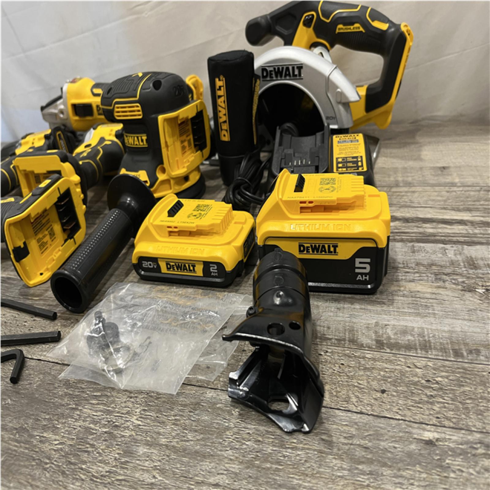 AS-IS DEWALT 20-Volt MAX ToughSystem Lithium-Ion 6-Tool Cordless Combo Kit