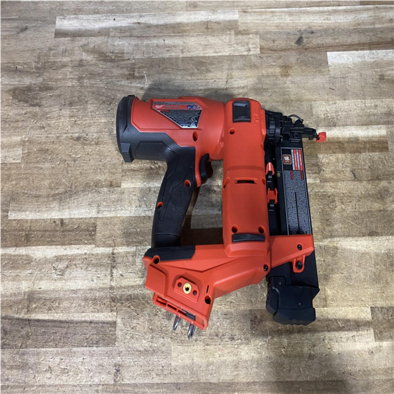 Houston Location AS-IS Milwaukee FUEL 18-Volt Lithium-Ion Brushless Cordless Gen II 18-Gauge Brad Nailer (Tool-Only)