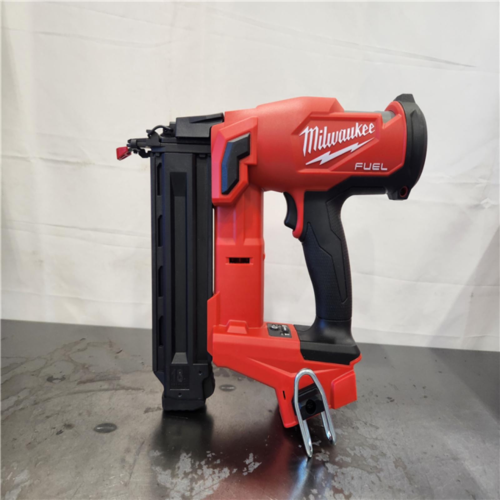 AS-IS- Milwaukee M18 FUEL 18-Volt Lithium-Ion Brushless Cordless Gen II 18-Gauge Brad Nailer (Tool-Only)