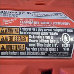 AS-IS Milwaukee FUEL 18V Lithium-Ion Brushless Cordless Hammer Drill and Impact Driver Combo Kit