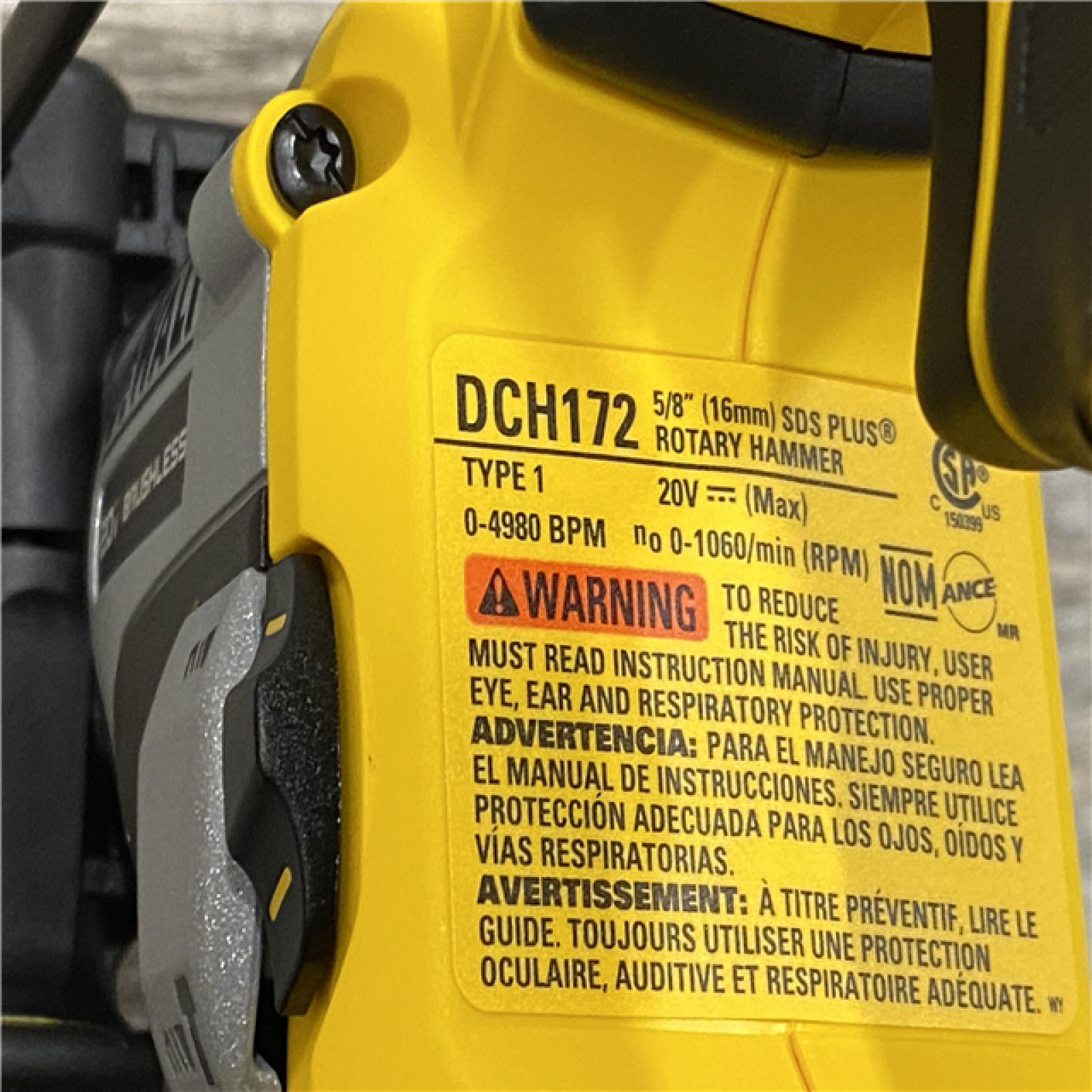 AS-IS DEWALT ATOMIC 20V MAX Cordless Brushless Ultra-Compact 5/8 in. SDS Plus Hammer Drill (Tool Only)