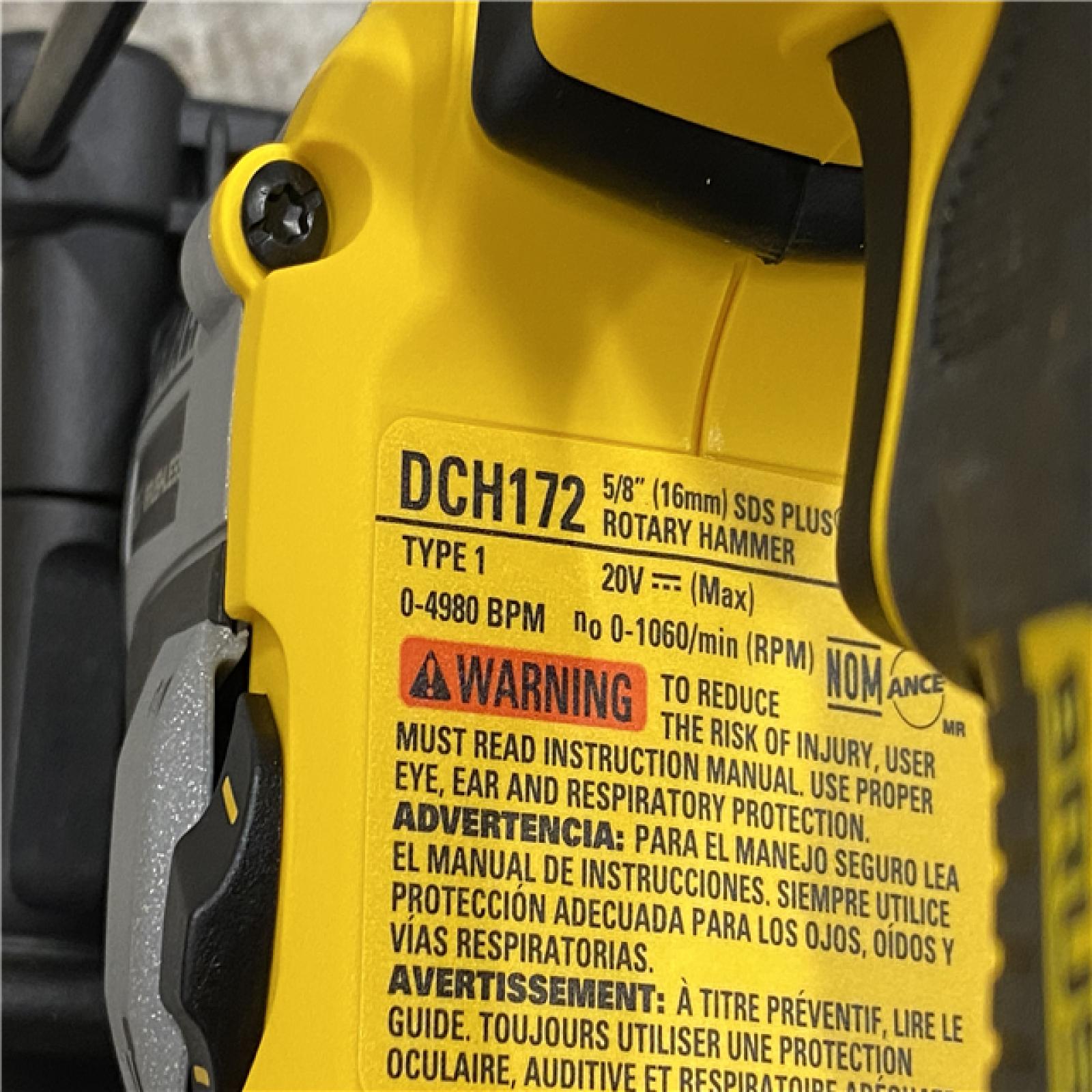 AS-IS DEWALT ATOMIC 20V MAX Cordless Brushless Ultra-Compact 5/8 in. SDS Plus Hammer Drill (Tool Only)
