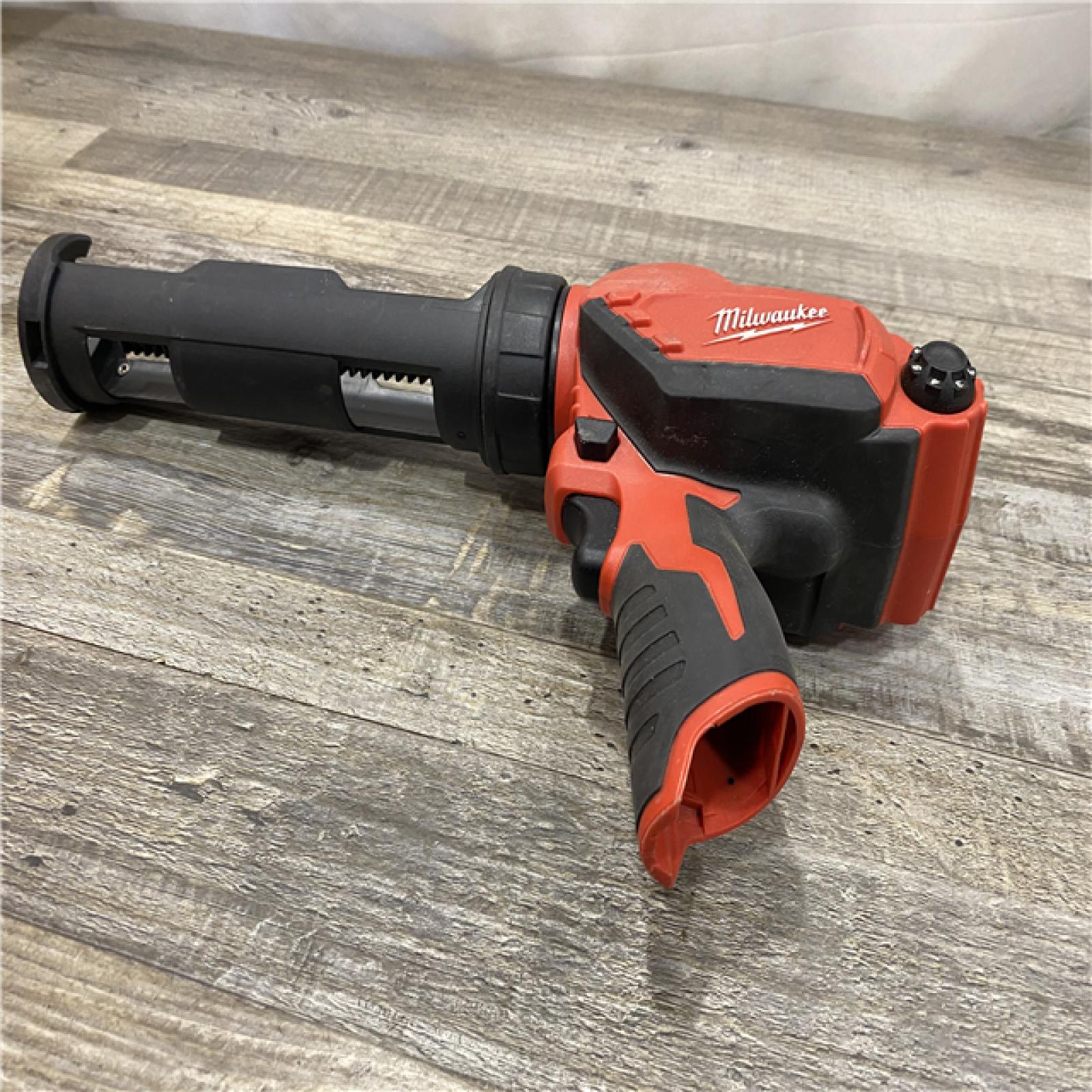 AS-IS Milwaukee 12V Lithium-Ion Cordless 10 oz. Adhesive and Caulk Gun (Tool-Only)