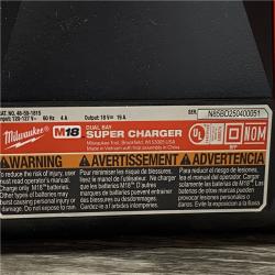 AS-IS Milwaukee 18V Dual Bay Simultaneous Super Charger