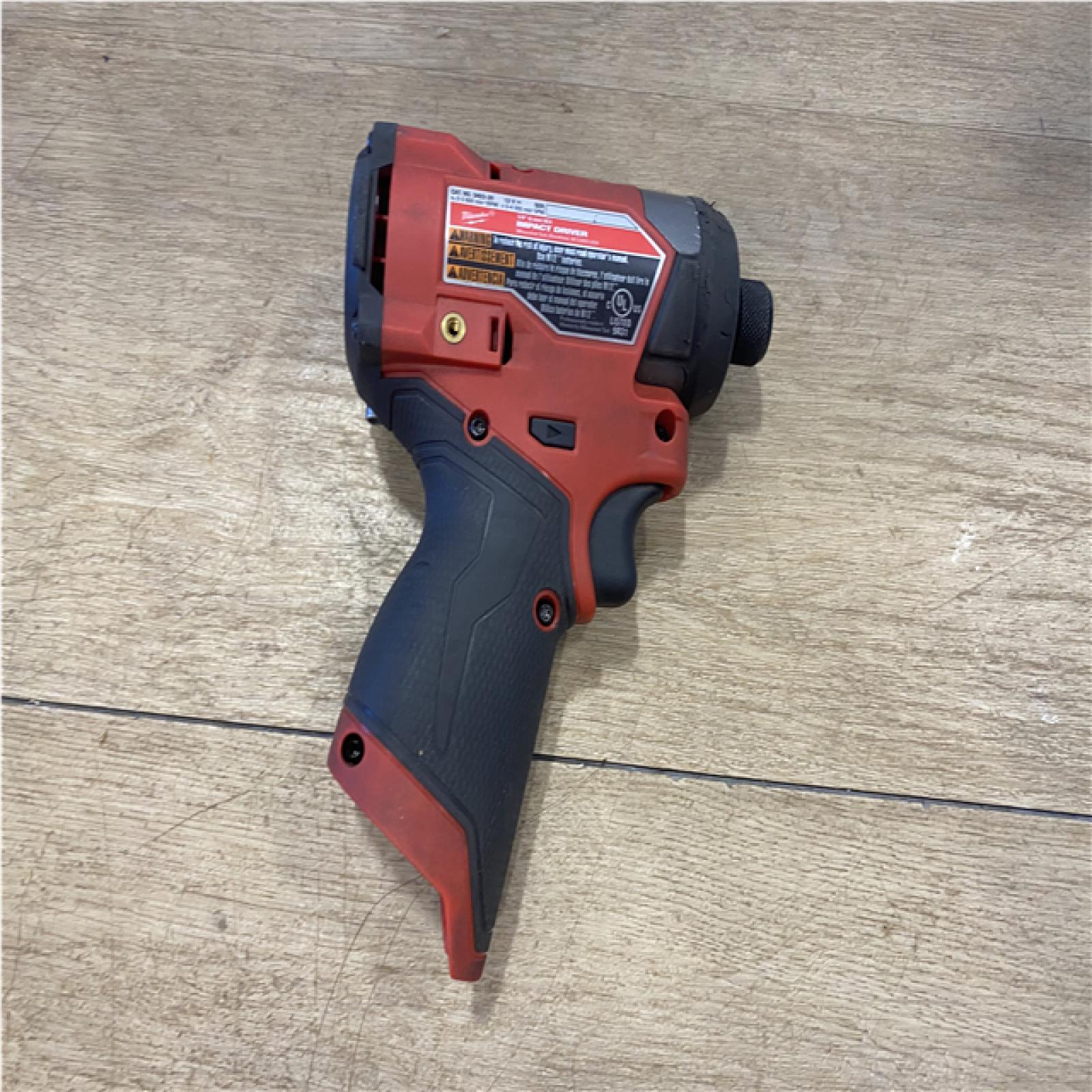 AS-IS Milwaukee FUEL 12V Lithium-Ion Brushless Cordless 1/4 in. Hex Impact Driver (Tool-Only)