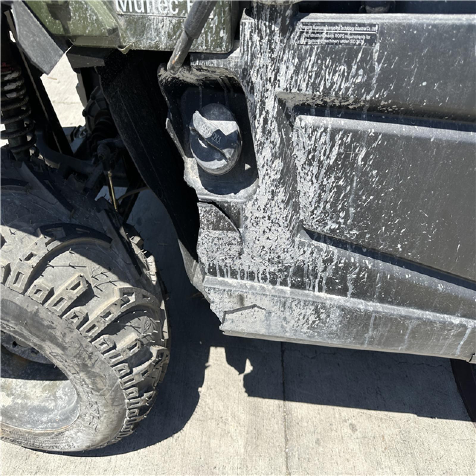 California AS-IS VECTOR 500 4WD UTV Delphi Multec in Green Utility Vehicle (No Key/Body Damage)
