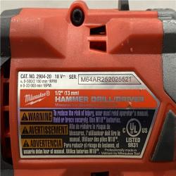 AS-IS Milwaukee FUEL 18V Lithium-Ion Brushless Cordless Hammer Drill and Impact Driver Combo Kit