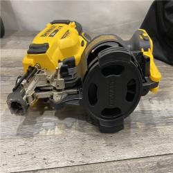 AS-IS DEWALT 20V MAX Lithium-Ion 15-Degree Electric Cordless Roofing Nailer Kit