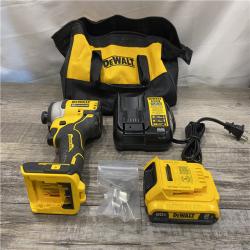 AS-IS DEWALT Atomic 20V Max Lithium-Ion Brushless Cordless Compact 1/4 in. Impact Driver Kit