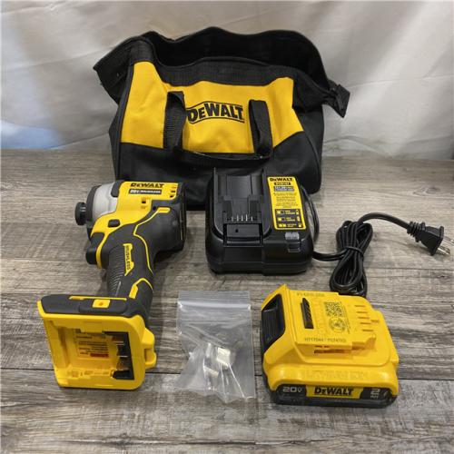 AS-IS DEWALT Atomic 20V Max Lithium-Ion Brushless Cordless Compact 1/4 in. Impact Driver Kit