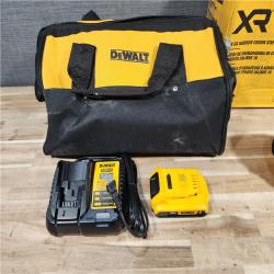 HOUSTON LOCATION - AS-IS (APPEARS LIKE NEW) DeWALT DCN681D1 20V MAX 18ga Cordless Brushless Narrow Crown Stapler Kit w/ BATTERY & CHARGER