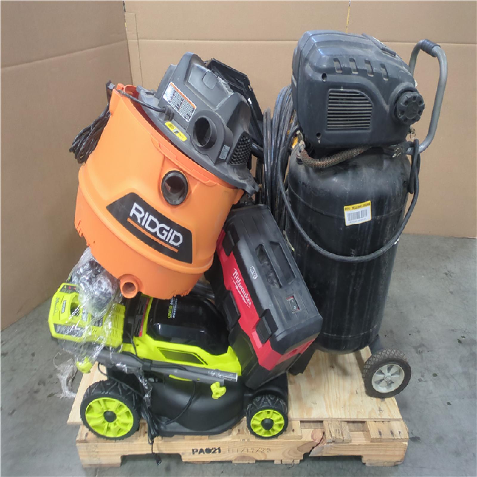 CALIFORNIA AS-IS OUTDOOR POWER EQUIPMENT