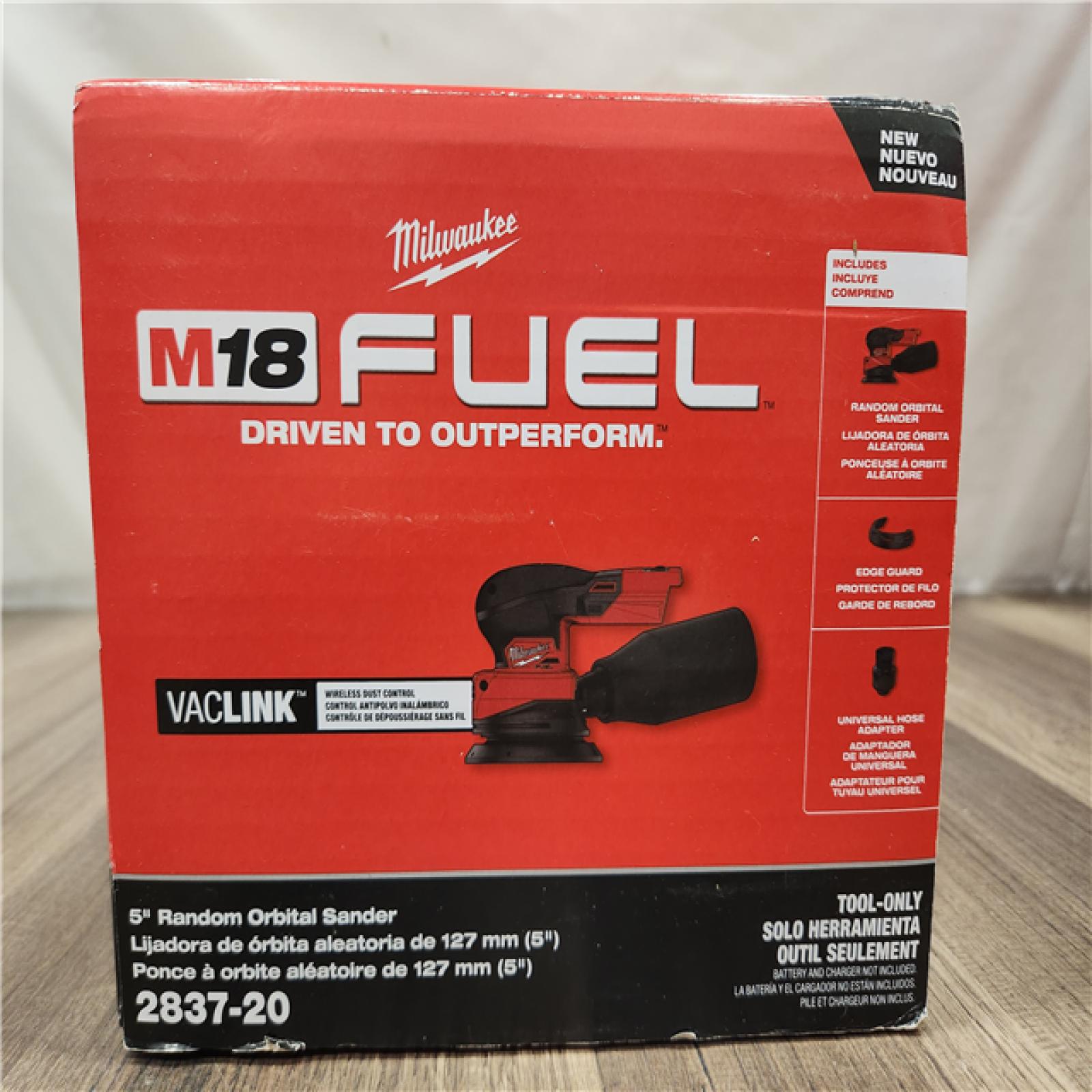NEW- Milwaukee M18- FUEL 5 Random Orbital Sander (Tool-Only)