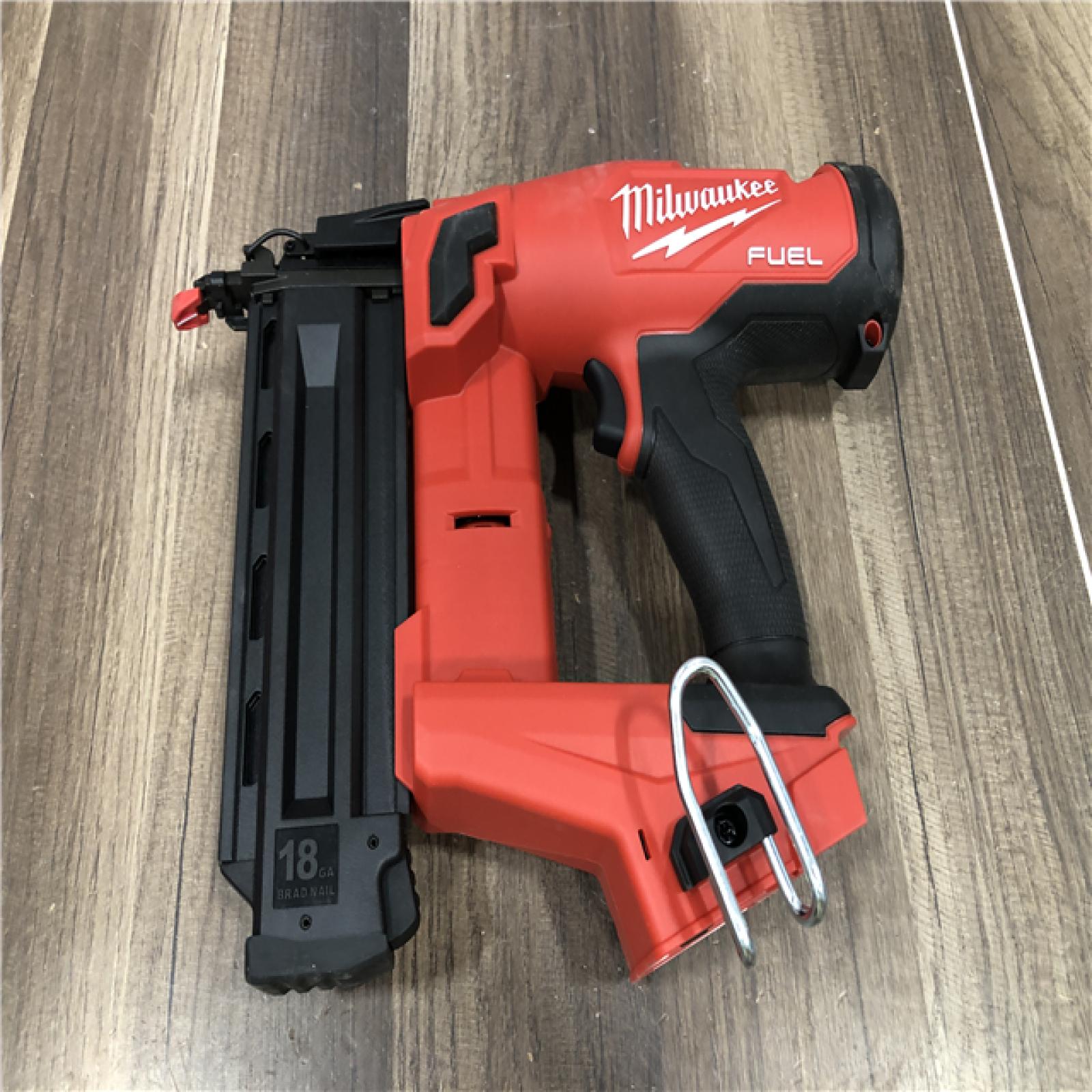 AS-IS Milwaukee FUEL 18-Volt Lithium-Ion Brushless Cordless Gen II 18-Gauge Brad Nailer (Tool-Only)
