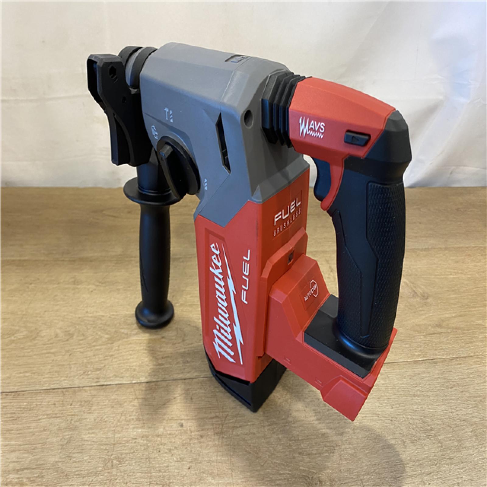 AS-IS Milwaukee  FUEL 18V Lithium-Ion Brushless Cordless 1 in. SDS-Plus Rotary Hammer (Tool-Only)