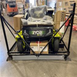 DALLAS LOCATION- RYOBI 80V HP Brushless 54 in. Battery Electric Cordless Zero Turn Riding Mower (3) 80V Batteries (4) 40V Batteries and Charger