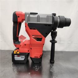 AS-IS- Milwaukee M18 FUEL ONE-KEY 18V Lithium-Ion Brushless Cordless 1-3/4 in. SDS-MAX Rotary Hammer with Two 12.0 Ah Battery