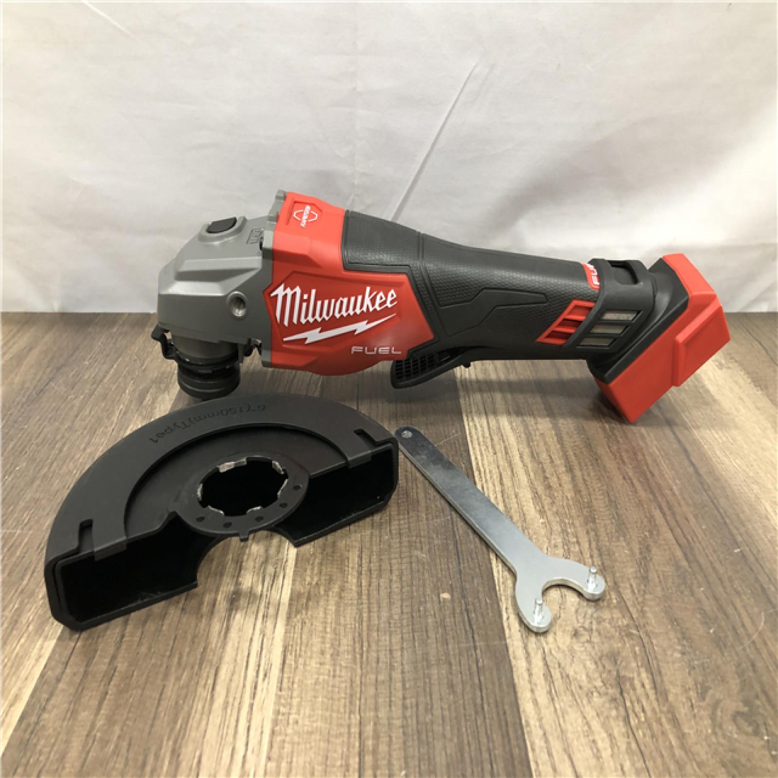 AS-IS Milwaukee FUEL 18-Volt Lithium-Ion Brushless Cordless 4-1/2 in./6 in. Braking Grinder with Paddle Switch (Tool-Only)