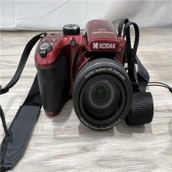 AS-IS KODAK PIXPRO AZ405-RD 25x Optical Zoom Digital Camera - RED
