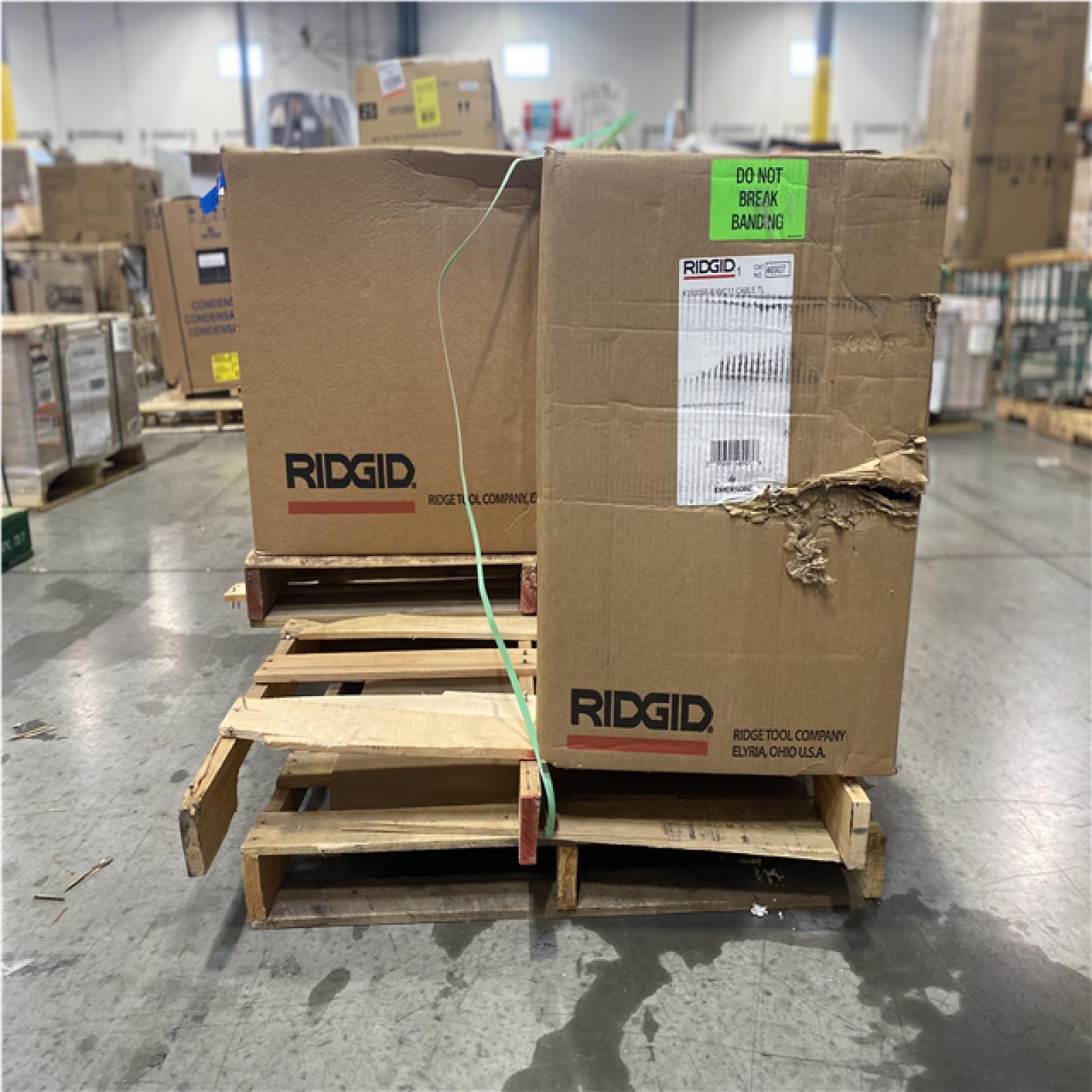 DALLAS LOCATION- RIDGID K-1500SP-B 120V Drain Cleaning Machine Kit