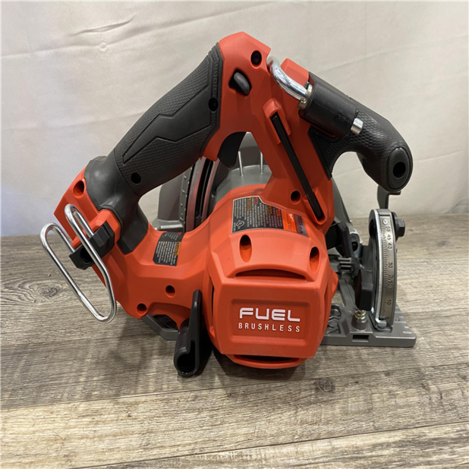 AS-IS Milwaukee FUEL 18V Lithium-Ion Brushless Cordless 6-1/2 in. Circular Saw (Tool-Only)