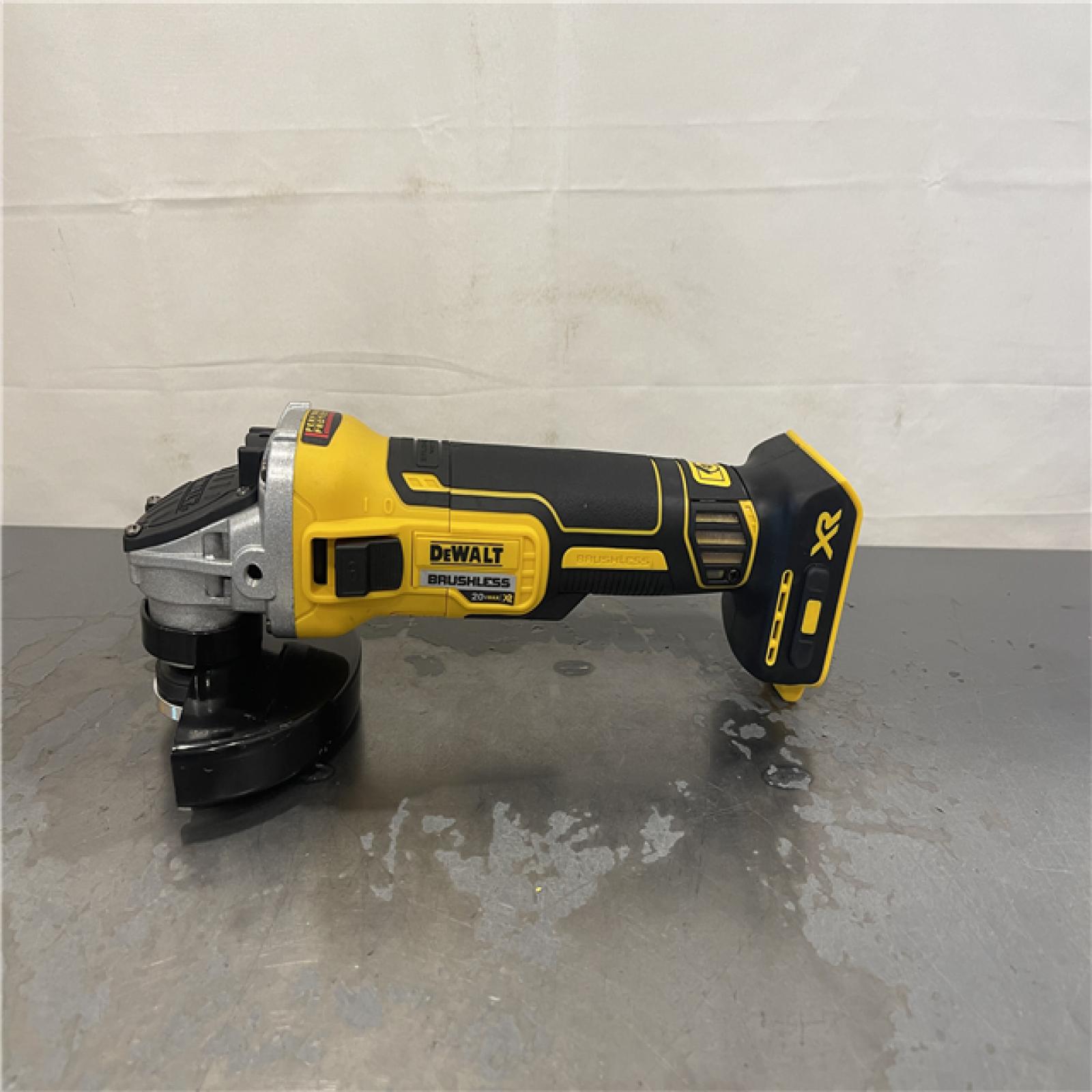 AS-IS- DeWalt 20V Max XR 4.5-Inch Slide Switch Small Angle Grinder (Tool Only)