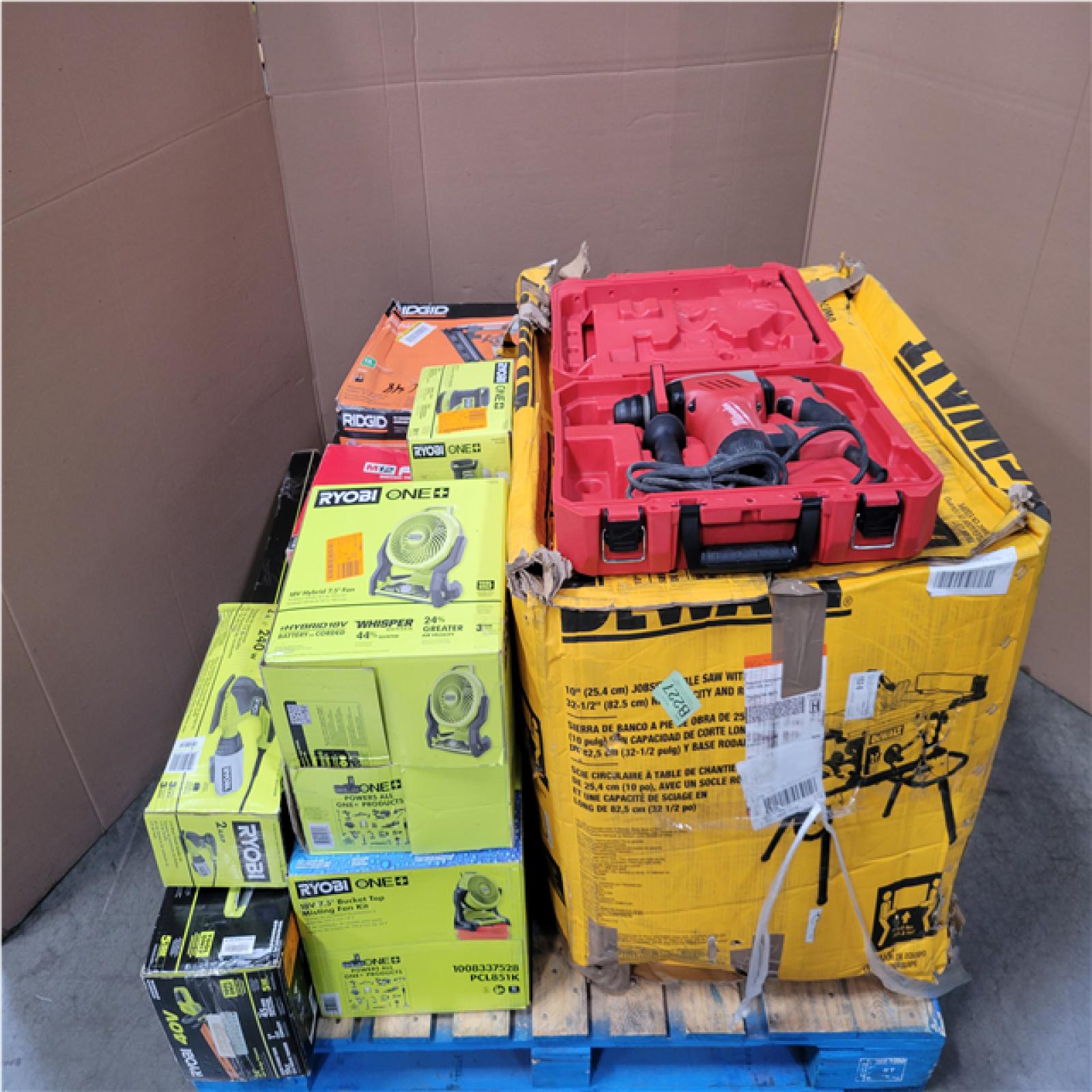 CALIFORNIA AS-IS TOOL PALLET