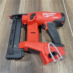 AS-IS MILWAUKEE M18 FUEL 18-Volt Lithium-Ion Brushless Cordless 18-Gauge 1/4 in. Narrow Crown Stapler (Tool-Only)