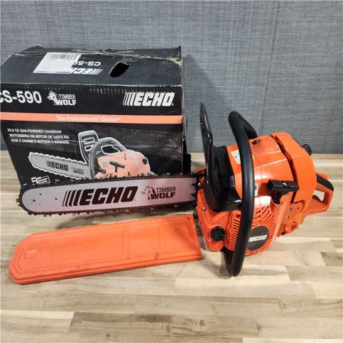 HOUSTON LOCATION - AS-IS ECHO 20 in. 59.8 Cc Gas 2-Stroke Rear Handle Timber Wolf Chainsaw