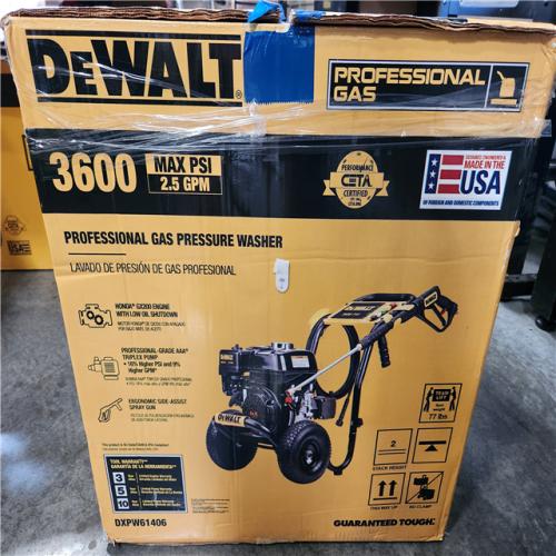 Phoenix NEW DEWALT 3600 PSI 2.5 GPM Cold Water Gas Professional Pressure Washer with HONDA GX200 Engine