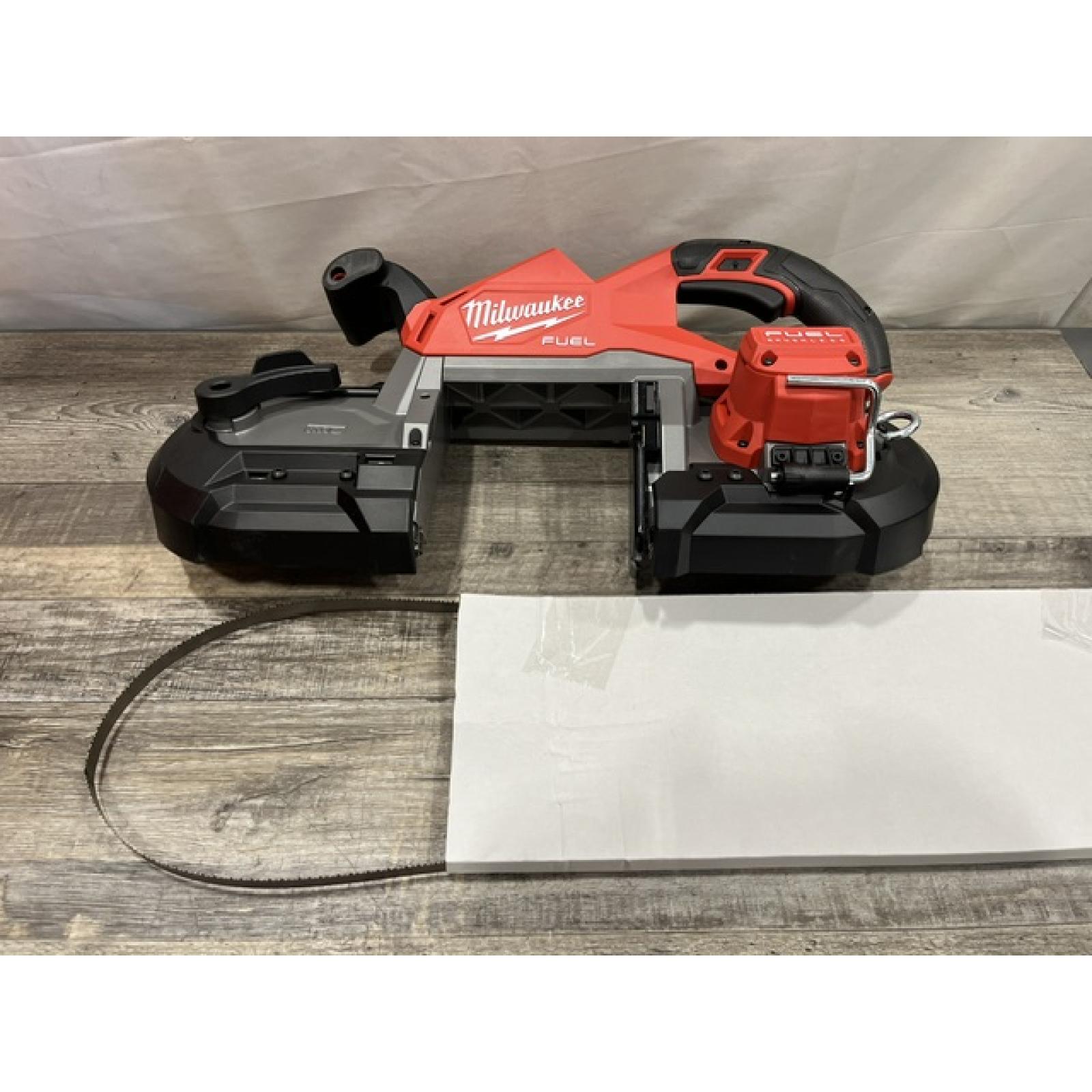 AS-IS Milwaukee FUEL 18V Lithium-Ion Brushless Cordless Deep Cut Band Saw (Tool-Only)