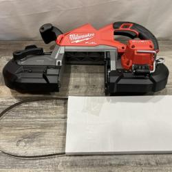AS-IS Milwaukee FUEL 18V Lithium-Ion Brushless Cordless Deep Cut Band Saw (Tool-Only)