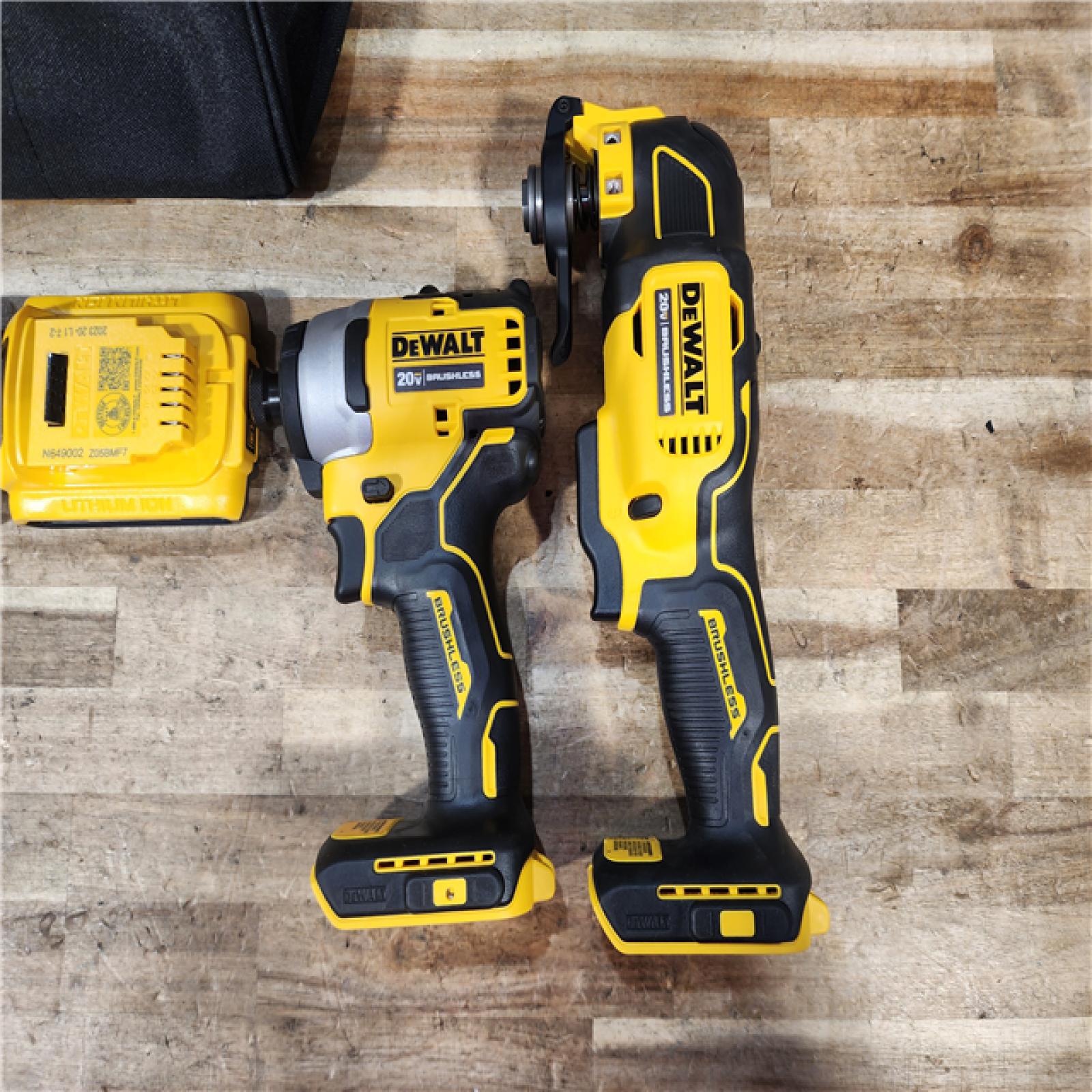 HOUSTON LOCATION - AS - IS DEWALT ATOMIC 20-Volt Lithium-Ion Cordless Brushless (2-Tool) Combo Kit
