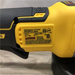 AS-IS DEWALT 20V MAX XR Cordless 4.5 in. Paddle Switch Small Angle Grinder (Tool Only)