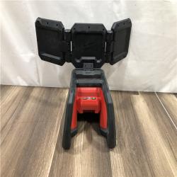 AS-IS Milwaukee 18-Volt Lithium-Ion Cordless 4500 Lumens ROVER Dual Power Triple-Panel Flood & Area Light (Tool-Only)