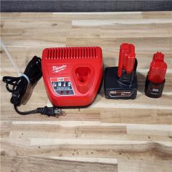 HOUSTON LOCATION - AS-IS Milwaukee FUEL 12-Volt Lithium-Ion Brushless Cordless Hammer Drill and Impact Driver Combo Kit