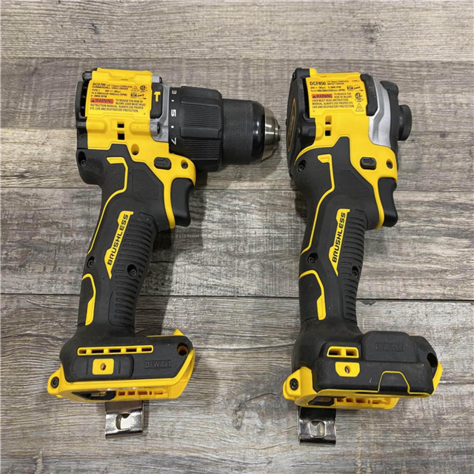 AS-IS DEWALT ATOMIC 20V MAX Lithium-Ion Cordless 2-Tool Combo Kit
