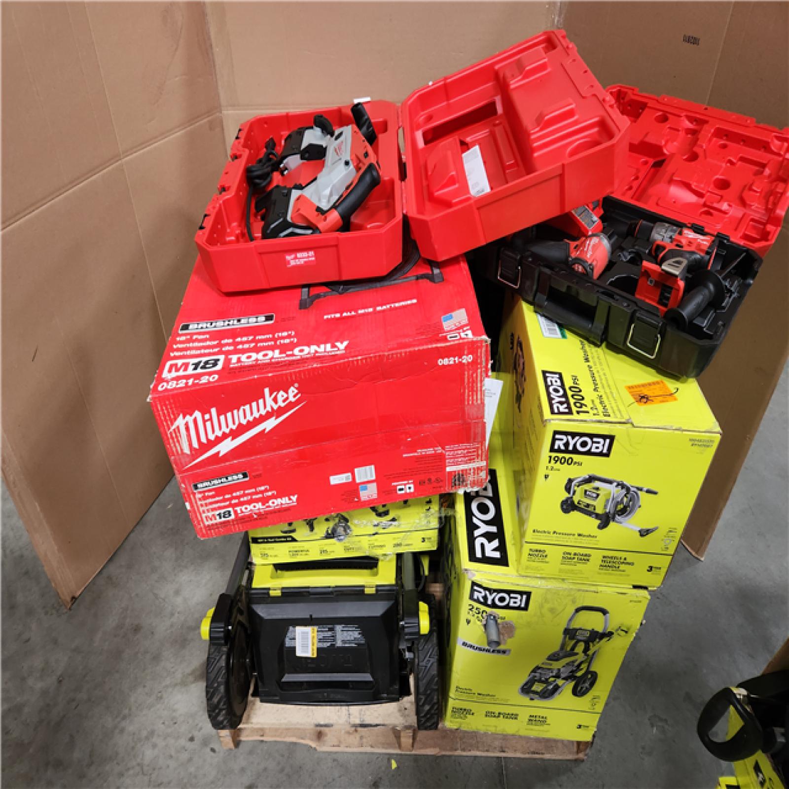 CALIFORNIA AS -IS  TOOL PALLET