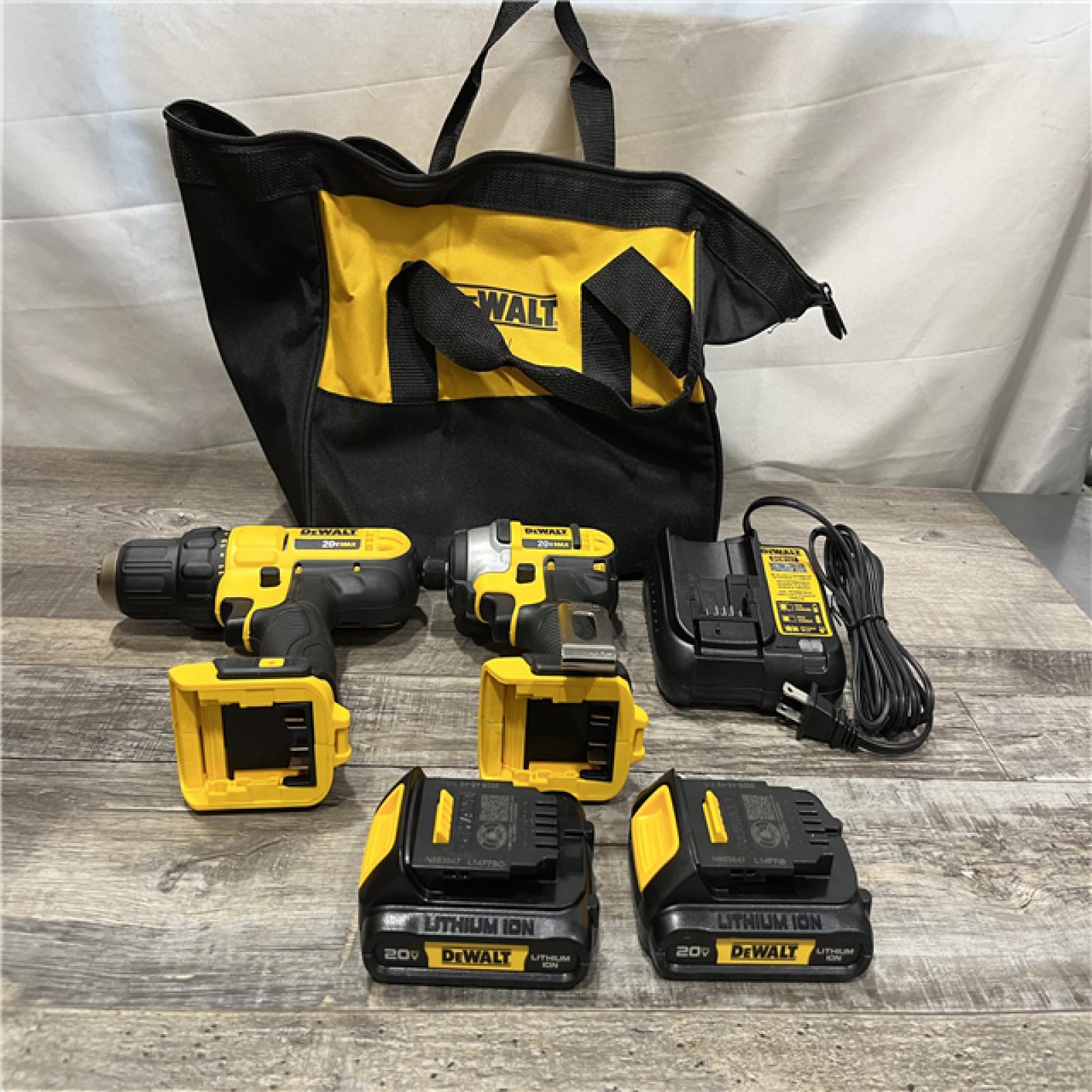 AS-IS DEWALT 20V MAX Cordless Drill/Impact 2 Tool Combo Kit