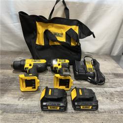 AS-IS DEWALT 20V MAX Cordless Drill/Impact 2 Tool Combo Kit