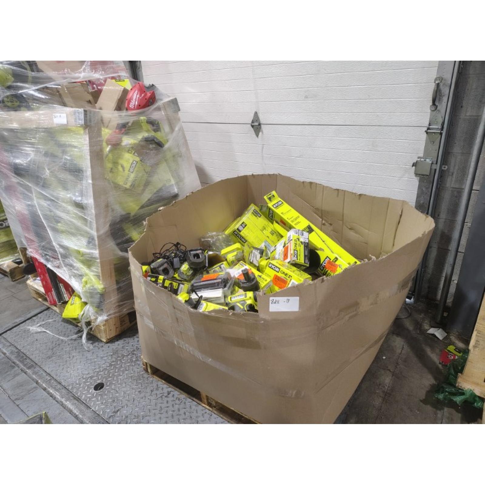 Pittston Location As-Is Power Tools Partial Truckload (10 Pallets) 8211-B
