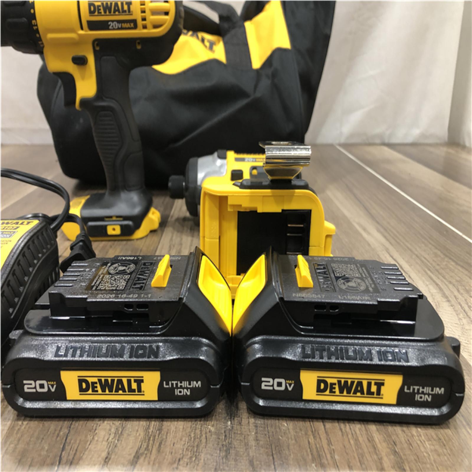 AS-IS DEWALT ATOMIC 20-Volt MAX Lithium-Ion Cordless Combo Kit