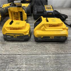 AS-IS DEWALT 20V XR Lithium-Ion Cordless 2-Tool Combo Kit