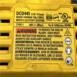 AS-IS DEWALT 20V Max Cordless Brushless 7/16 in. Quick Change Stud and Joist Drill (Tool Only)