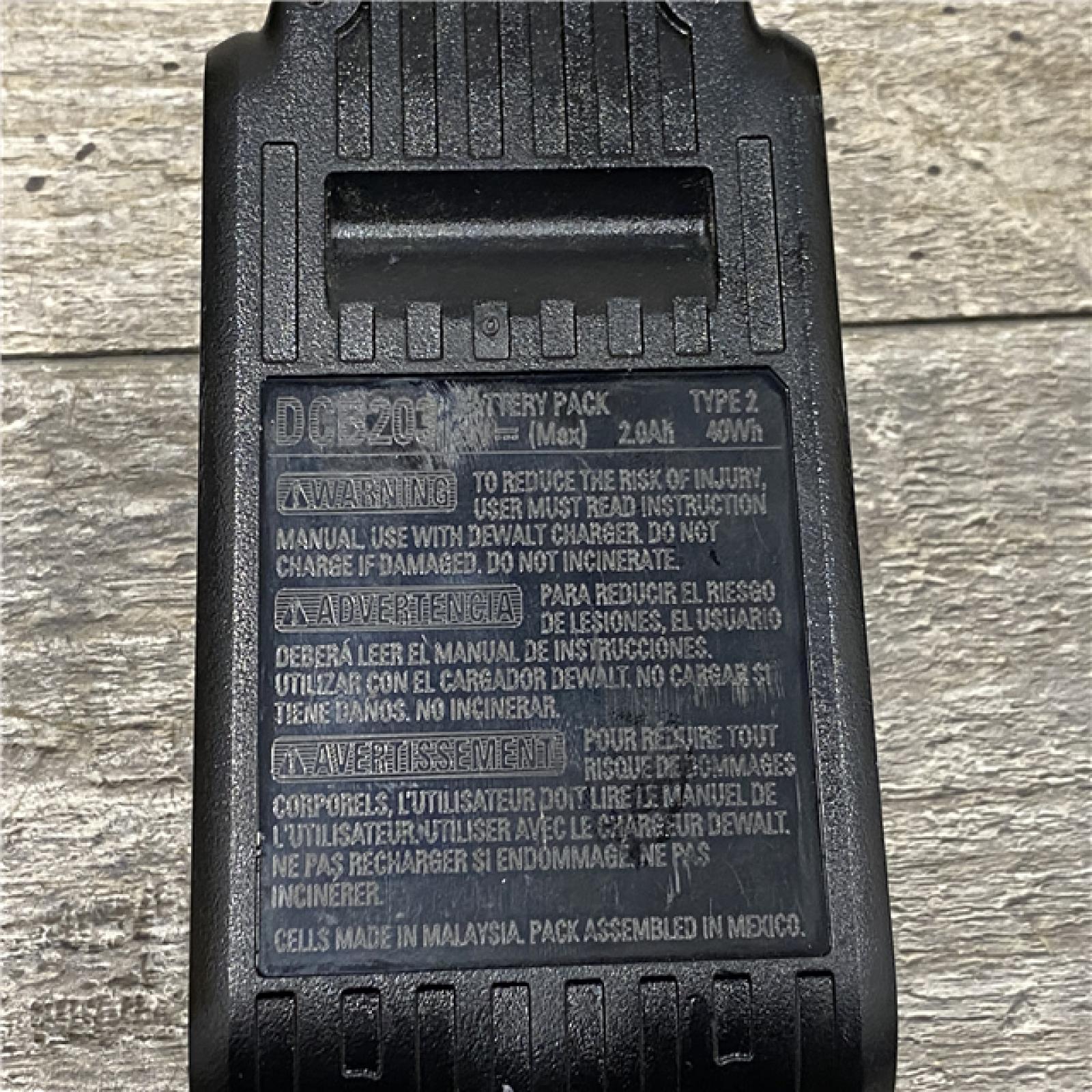 AS-IS DEWALT 20V MAX Lithium-Ion 15-Degree Electric Cordless Roofing Nailer Kit