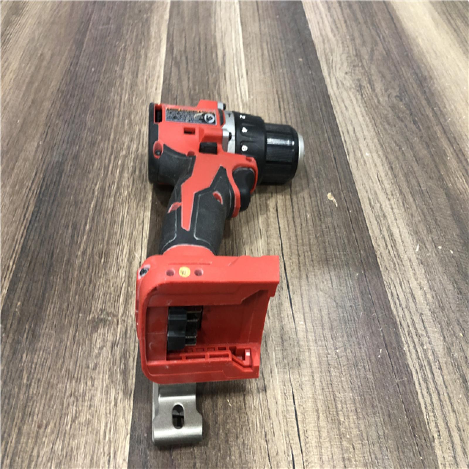 AS-IS Milwaukee 18V Lithium-Ion Brushless Cordless 1/2 in. Compact Hammer Drill/Driver (Tool-Only)