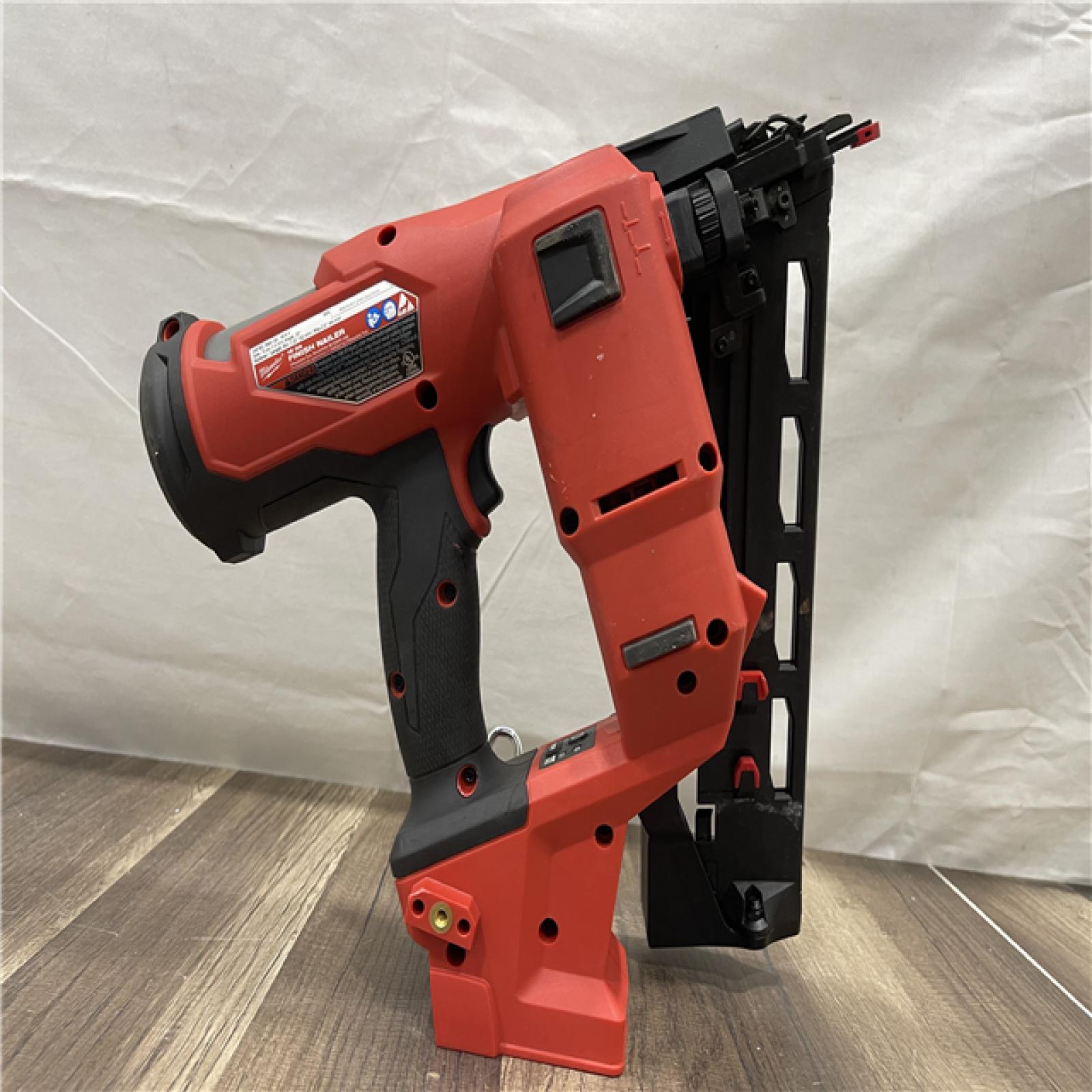 AS-IS Milwaukee M18 FUEL 18-Volt Lithium-Ion Brushless Cordless Gen II 16-Gauge Angled Finish Nailer (Tool-Only)