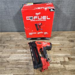 HOUSTON LOCATION - AS-IS Milwaukee FUEL 18-Volt Lithium-Ion Brushless Cordless Gen II 16-Gauge Angled Finish Nailer (Tool-Only)