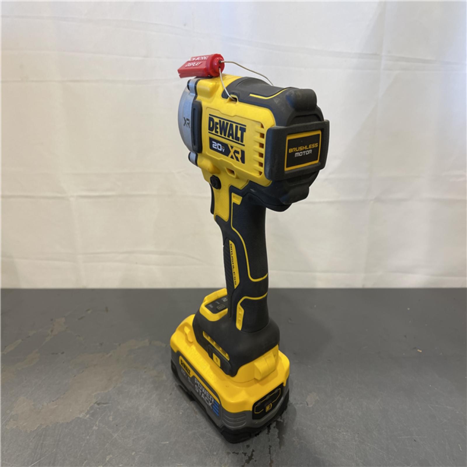 AS-IS - DeWalt 20V MAX XR Lithium-Ion Cordless 1/2 in. Impact Wrench with POWERSTACK 20V 5.0Ah Battery Pack
